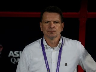 Slovenský tréner Štefan Tarkovič. 