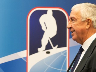 Prezident Medzinárodnej hokejovej federácie Luc Tardif.