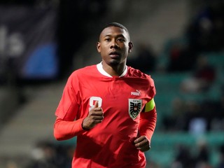 David Alaba v drese Rakúska