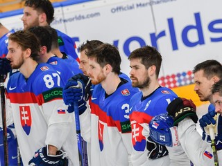 Slovenskí hokejisti na MS v Česku.