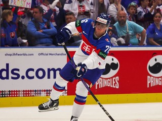Martin Pospíšil pred zápasom Slovensko - Poľsko v skupine B na MS v hokeji 2024.
