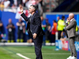 Tréner gruzínskej reprezentácie Willy Sagnol.