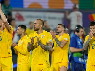 Futbalisti Rumunska po prehre s Belgickom na EURO 2024.