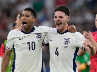 Jude Bellingham a Declan Rice.