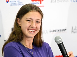 Na snímke je slovenská tenistka Renáta Jamrichová.