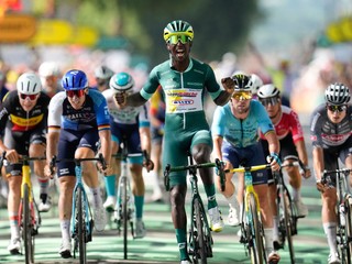 Eritrejčan Biniam Girmay vyhral 12. etapu Tour de France 2024.