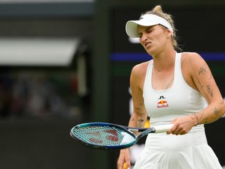 Markéta Vondroušová v 1. kole turnaja vo Wimbledone 2024