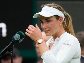 Donna Vekičová počas turnaja vo Wimbledone 2024.