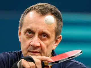 Slovenský reprezentant v parastolnom tenise Ján Riapoš.