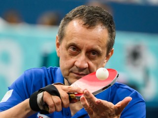 Na snímke slovenský reprezentant v parastolnom tenise Ján Riapoš.