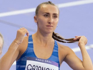 Slovenská atlétka Gabriela Gajanová na OH v Paríži 2024. 