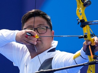 Zlatý medailista Kim Woo-jin.
