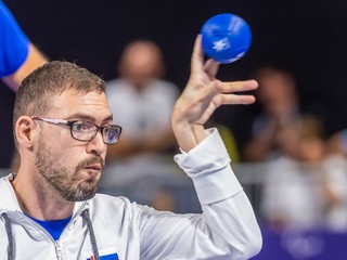 Slovenský boccista Tomáš Král.