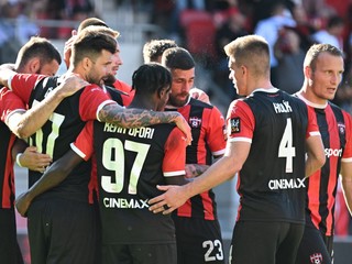 Radosť futbalistov FC Spartak Trnava.