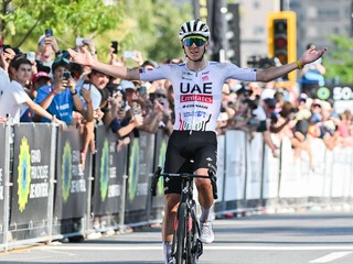 Tadej Pogačar vyhral klasiku GP Montreal 2024.