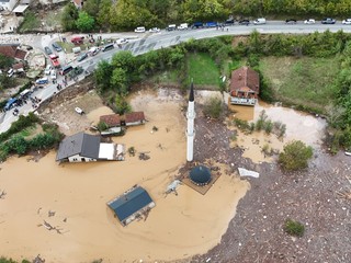 Záplavy v Bosne a Hercegovine. 