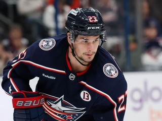 Útočník Columbusu Blue Jackets Sean Monahan.
