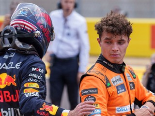 Max Verstappen a Lando Norris