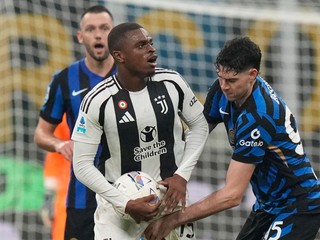 Momentka zo zápasu Inter - Juventus