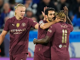 Futbalisti Manchestru City.