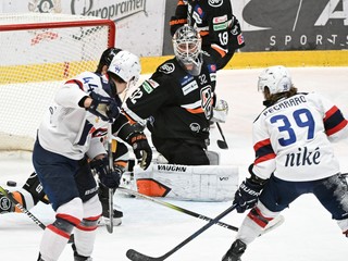 Fotka zo zápasu HC Slovan Bratislava - HC Košice.