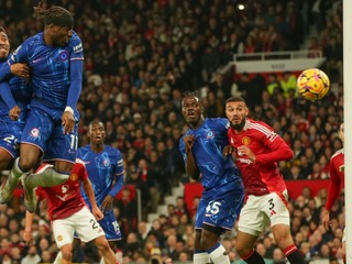 Fotka zo zápasu Manchester United - Chelsea.