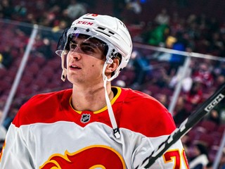 Martin Pospíšil v zápase Montreal - Calgary