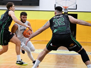 Basketbalisti MBK Baník Handlová.