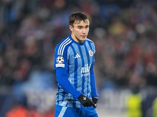 David Strelec v drese ŠK Slovan Bratislava.