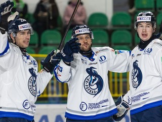 Radosť hráčov Popradu.