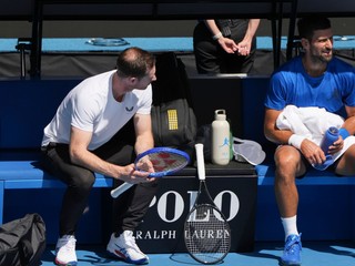 Novak Djokovič a Andy Murray. 