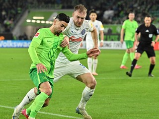 Fotka zo zápasu VfL Wolfsburg - Holstein Kiel.
