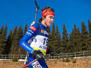 Na snímke slovenský biatlonista Artur Ischakov.