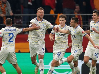 Futbalisti Dynama Kyjev.