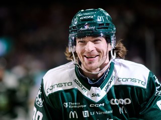 Marián Studenič v drese švédskeho Färjestad BK. 