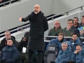 Tréner Pep Guardiola.