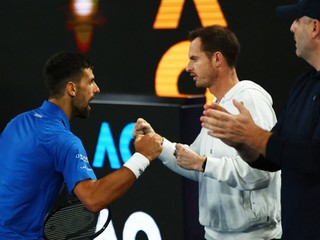 Novak Djokovič a Andy Murray.