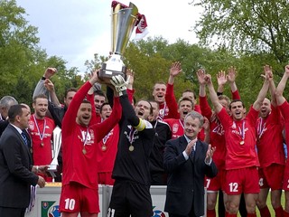 Dukla Banská Bystrica - víťaz Slovenského pohára 2004/05.