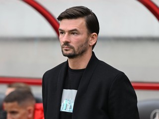 Tréner Spartaka Michal Gašparík.