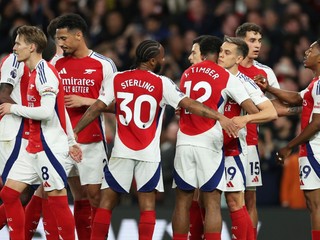 Futbalisti Arsenalu.
