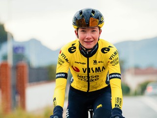 Na snímke je slovenská cyklistka Viktória Chladoňová.