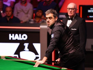 Legendárny hráč snookru Ronnie O'Sullivan.