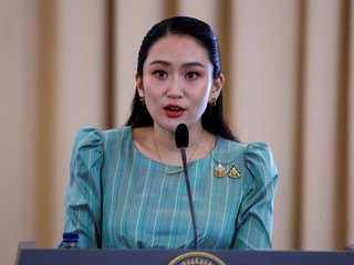 Thajská predsedkyňa vlády Paetongtarn Shinawatrová. 