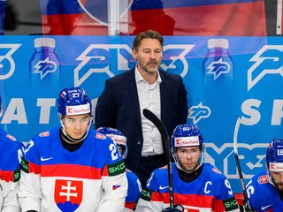 Tréner Slovenska Vladimír Országh.