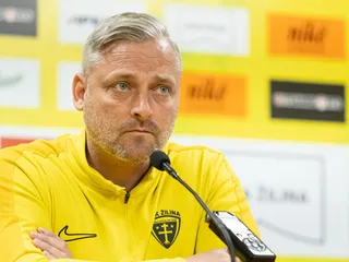 Tréner MŠK Žilina Michal Ščasný.