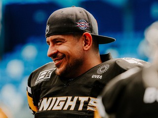 Quarterback tímu Nitra Knights Boris Bútora.