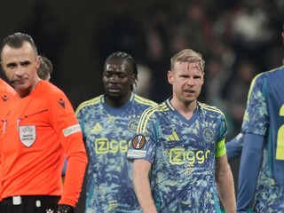 Futbalisti Ajaxu Amsterdam.