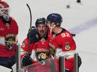 Brad Marchand oslavuje gól.