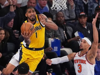 Momentka zo zápasu NY Knicks - Indiana