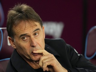 Na snímke je španielsky futbalový tréner Julen Lopetegui.